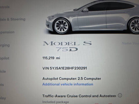 2017 Tesla Model S 75D