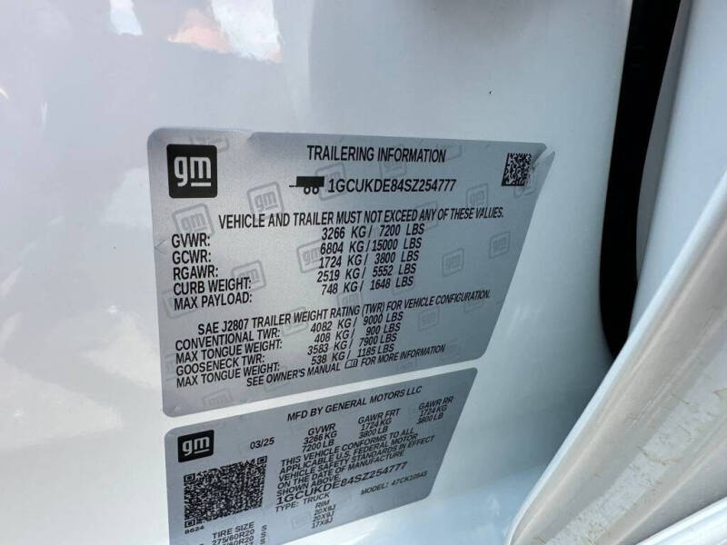 2025 Chevrolet Silverado 1500