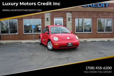 2002 Volkswagen New Beetle for sale at Luxury Motors Credit Inc in Bridgeview IL