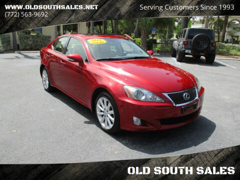 2010 Lexus IS 250 for sale at OLD SOUTH SALES in Vero Beach FL