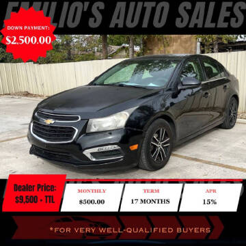 2016 Chevrolet Cruze Limited for sale at Emilio's Auto Sales in San Antonio TX