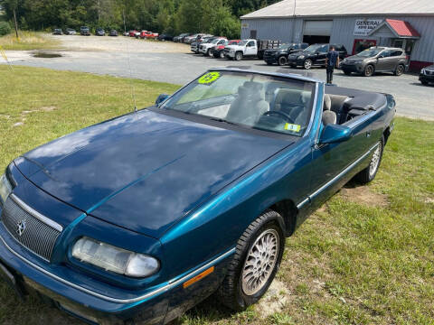 1995 Chrysler Le Baron for sale at General Auto Sales Inc in Claremont NH