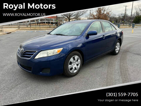 2011 Toyota Camry for sale at Royal Motors in Hyattsville MD