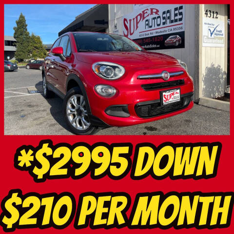 2016 FIAT 500X for sale at Super Auto Sales Modesto in Modesto, CA