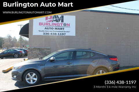 2015 Kia Optima for sale at Burlington Auto Mart in Burlington NC