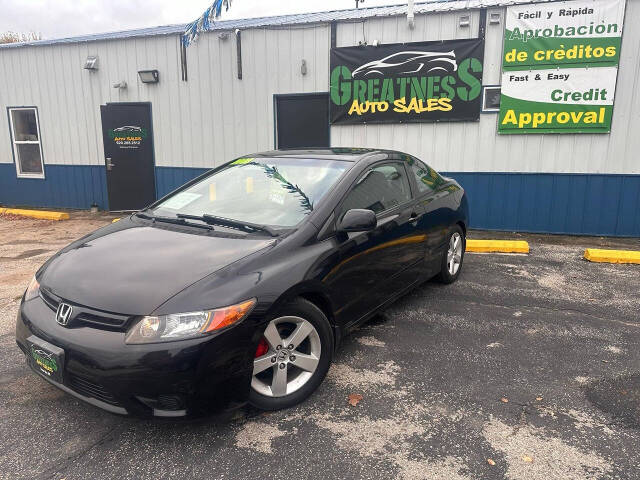 2008 Honda Civic for sale at GREATNESS AUTO SALES in Green Bay, WI