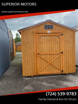  xBackyard Outfitters Utility for sale at SUPERIOR MOTORS - Sheds in Latrobe PA