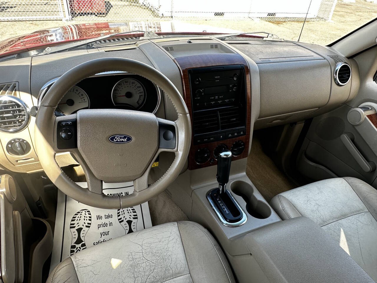 Red 2007 Ford Explorer Eddie Bauer Eddie Bauer 4dr SUV 4WD (V6) 9