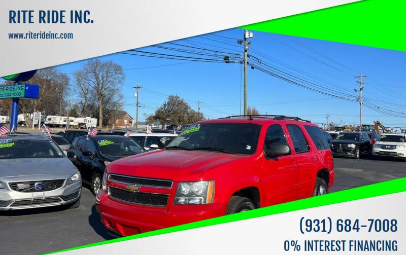 2013 Chevrolet Tahoe for sale at RITE RIDE INC. - Rite Ride Inc 2 in Shelbyville TN