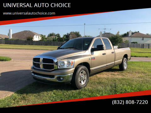 2007 Dodge Ram Pickup 3500 for sale at UNIVERSAL AUTO CHOICE in Houston TX