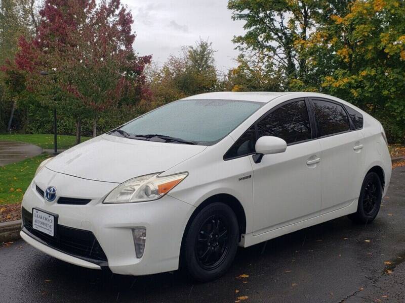 2012 Toyota Prius for sale at CLEAR CHOICE AUTOMOTIVE in Milwaukie OR