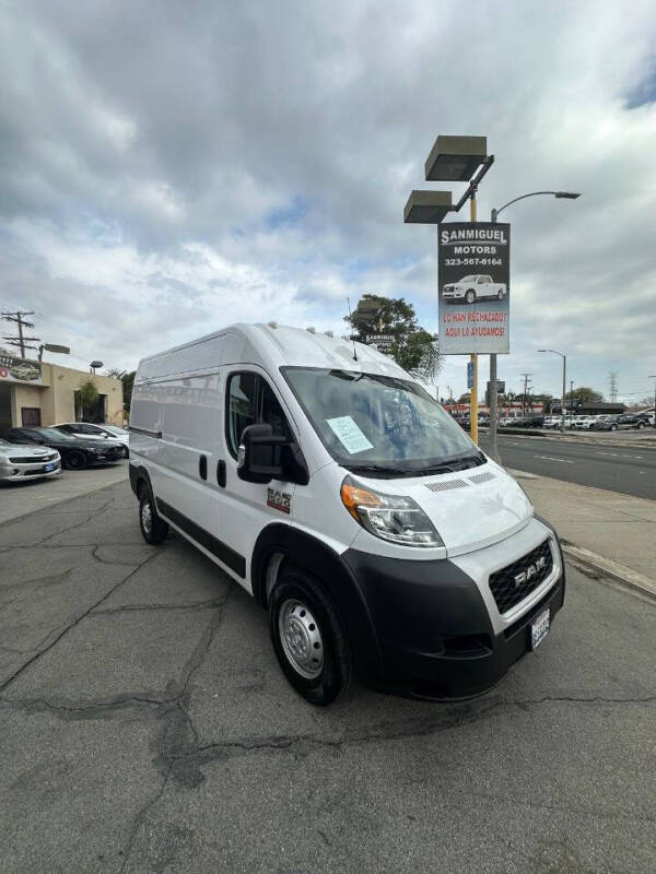 2020 RAM ProMaster for sale at Sanmiguel Motors in South Gate CA