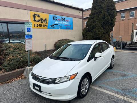 2012 Honda Civic for sale at Car Mart Auto Center II, LLC in Allentown PA