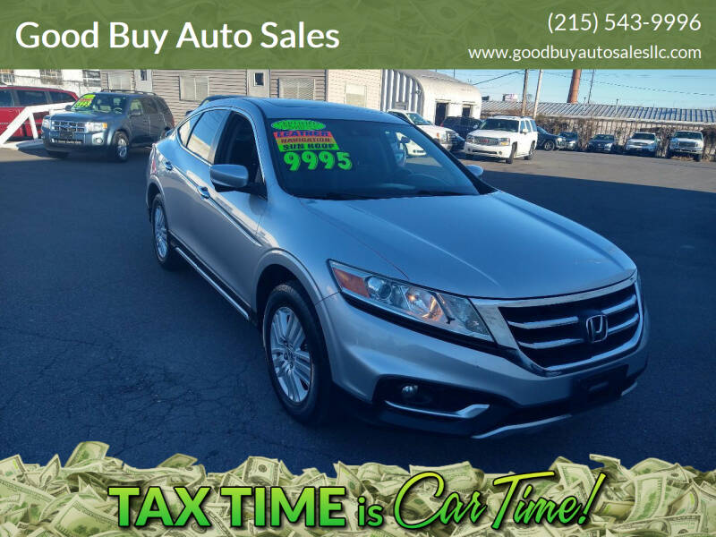2013 Honda Crosstour for sale at Good Buy Auto Sales in Philadelphia PA