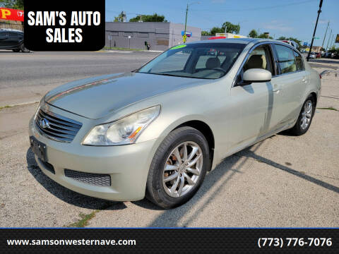 2007 Infiniti G35 for sale at SAM'S AUTO SALES in Chicago IL