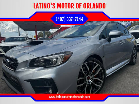 2019 Subaru WRX for sale at LATINO'S MOTOR OF ORLANDO in Orlando FL