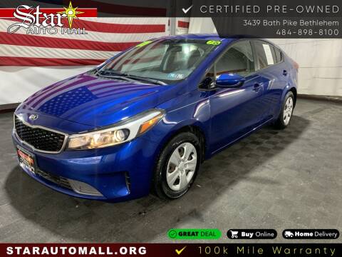 2017 Kia Forte for sale at STAR AUTO MALL 512 in Bethlehem PA