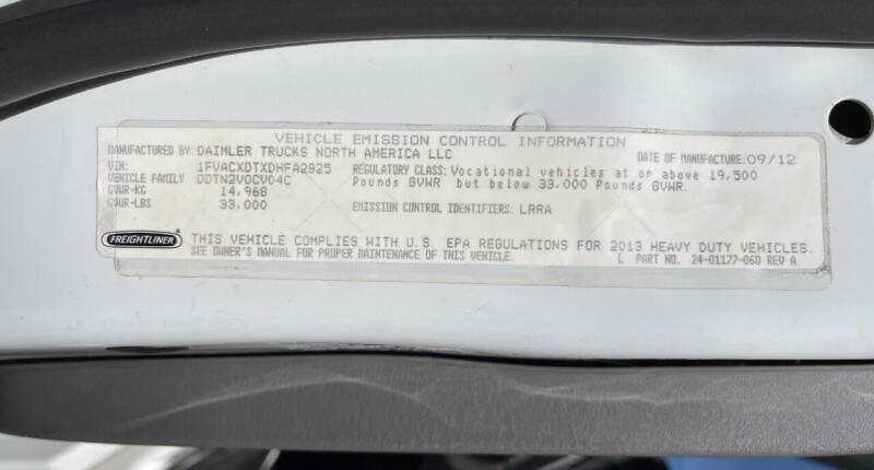 2013 Freightliner M2 106