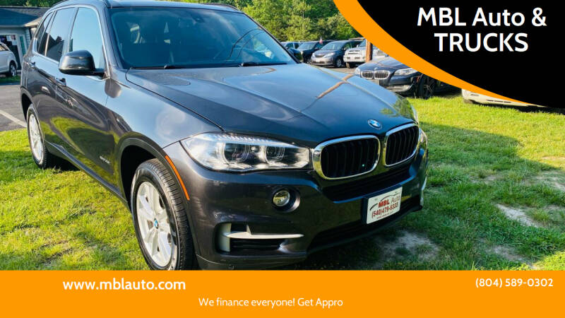 2015 BMW X5 for sale at MBL Auto & TRUCKS in Woodford VA