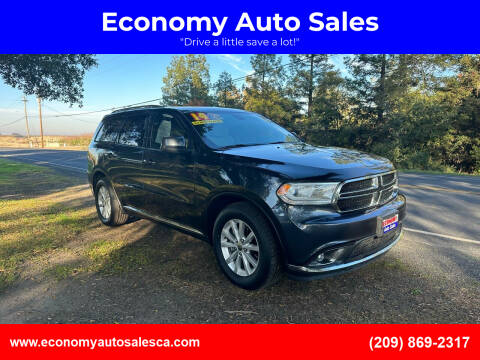 2014 Dodge Durango for sale at Economy Auto Sales in Riverbank CA