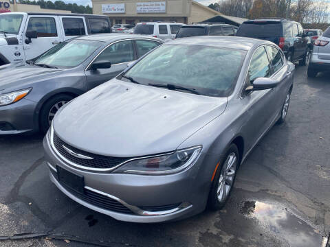 2015 Chrysler 200 for sale at Golden Corner Auto Sales in Seneca SC