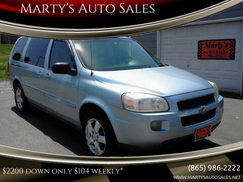 2007 Chevrolet Uplander for sale at Marty's Auto Sales in Lenoir City TN
