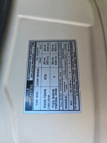 1980 Lincoln Continental