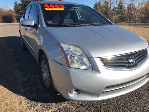 2012 Nissan Sentra for sale at BELOW BOOK AUTO SALES in Idaho Falls ID