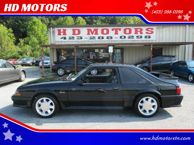 1990 Ford Mustang for sale at HD MOTORS in Kingsport TN