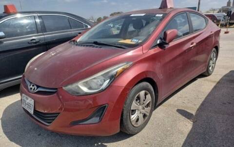 2016 Hyundai Elantra for sale at FREDYS CARS FOR LESS in Houston TX