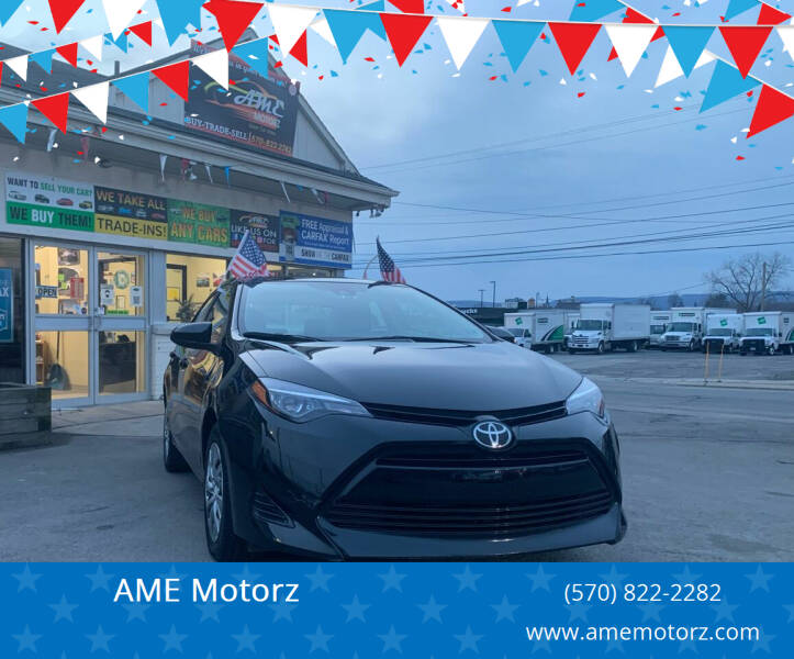 2019 Toyota Corolla for sale at AME Motorz in Wilkes Barre PA