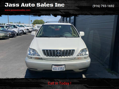2003 Lexus RX 300 for sale at Jass Auto Sales Inc in Sacramento CA