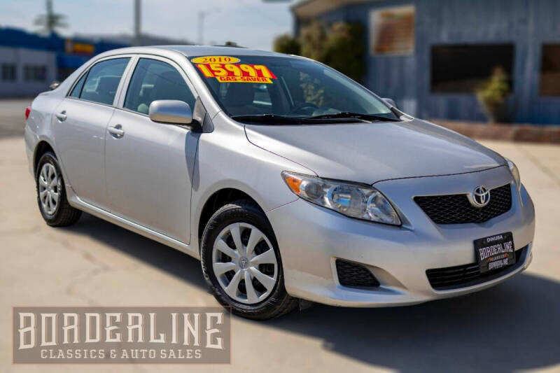 2010 Toyota Corolla for sale at Borderline Classics & Auto Sales in Dinuba CA
