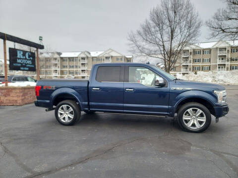 2018 Ford F-150 for sale at R C Motors in Lunenburg MA