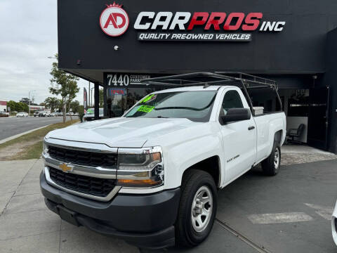 2016 Chevrolet Silverado 1500 for sale at AD CarPros, Inc. in Downey CA