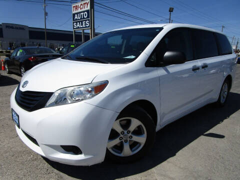 2012 Toyota Sienna for sale at TRI CITY AUTO SALES LLC in Menasha WI