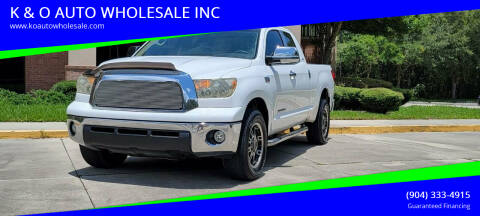 2008 Toyota Tundra for sale at K & O AUTO WHOLESALE INC in Jacksonville FL