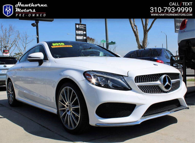 2018 Mercedes-Benz C-Class for sale at Hawthorne Motors Pre-Owned in Lawndale CA