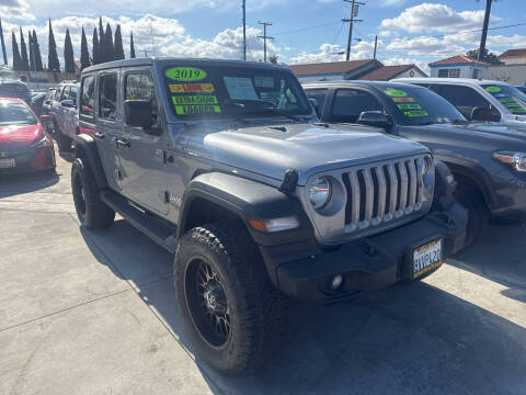 2019 Jeep Wrangler Unlimited for sale at Lucas Auto Center 3 in South Gate CA