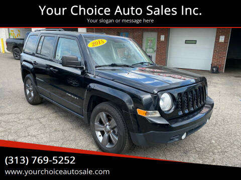 2015 Jeep Patriot for sale at Your Choice Auto Sales Inc. in Dearborn MI