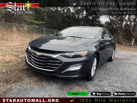 2020 Chevrolet Malibu for sale at Star Auto Mall in Bethlehem PA