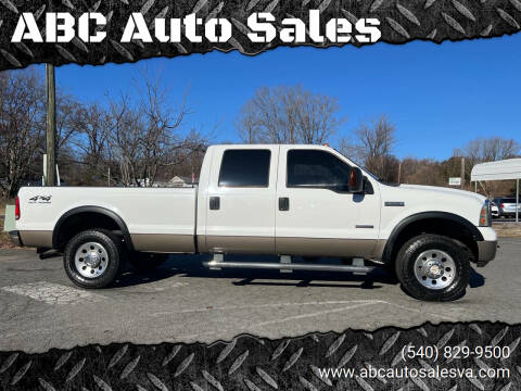 2007 Ford F-250 Super Duty for sale at ABC Auto Sales in Culpeper VA