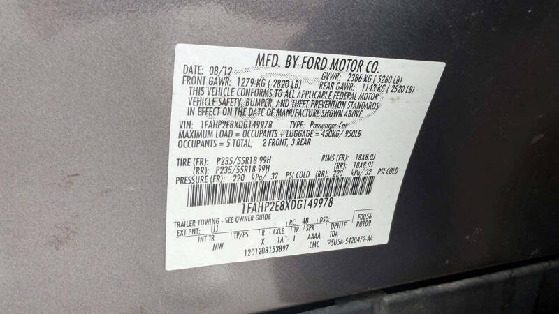 2013 Ford Taurus SEL