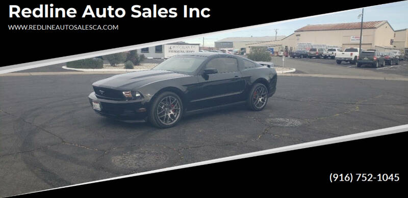 2012 Ford Mustang for sale at Redline Auto Sales Inc in Sacramento CA