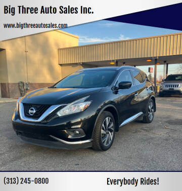 2017 Nissan Murano for sale at Big Three Auto Sales Inc. in Detroit MI