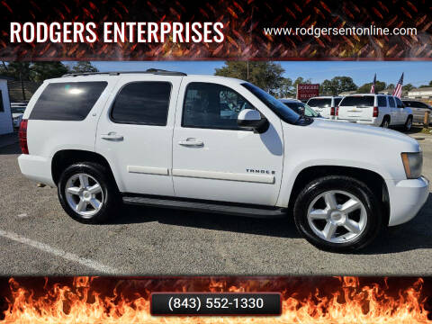 2008 Chevrolet Tahoe for sale at Rodgers Enterprises in North Charleston SC