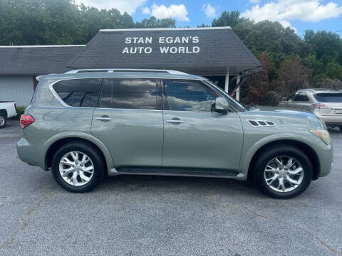 2012 Infiniti QX56 for sale at STAN EGAN'S AUTO WORLD, INC. in Greer SC