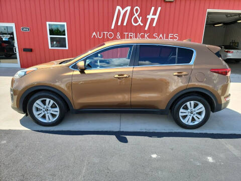 2017 Kia Sportage for sale at M & H Auto & Truck Sales Inc. in Marion IN