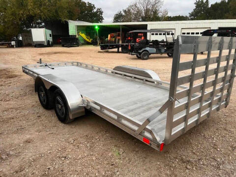 2024 ALCOM 6.5X18 FT TANDEM UTILITY for sale at Trophy Trailers in New Braunfels TX