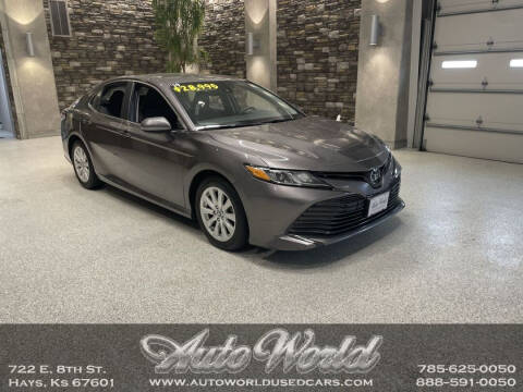 2019 Toyota Camry for sale at Auto World Used Cars in Hays KS
